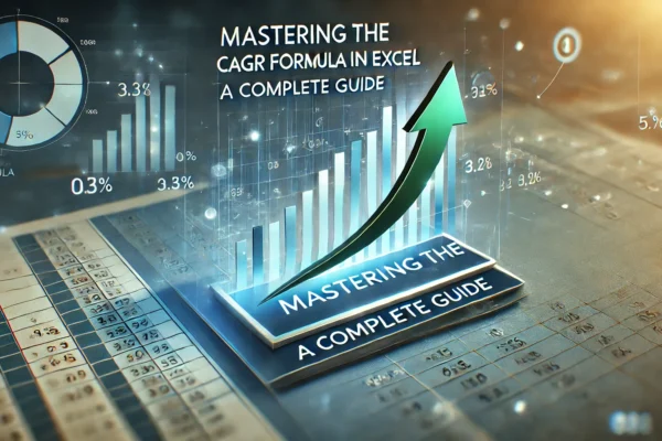 # 📈 Mastering the CAGR Formula in Excel: A Complete Guide