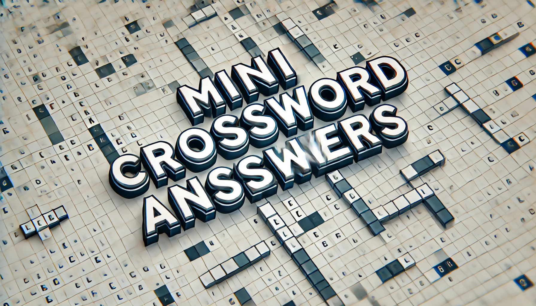 mini crossword answers