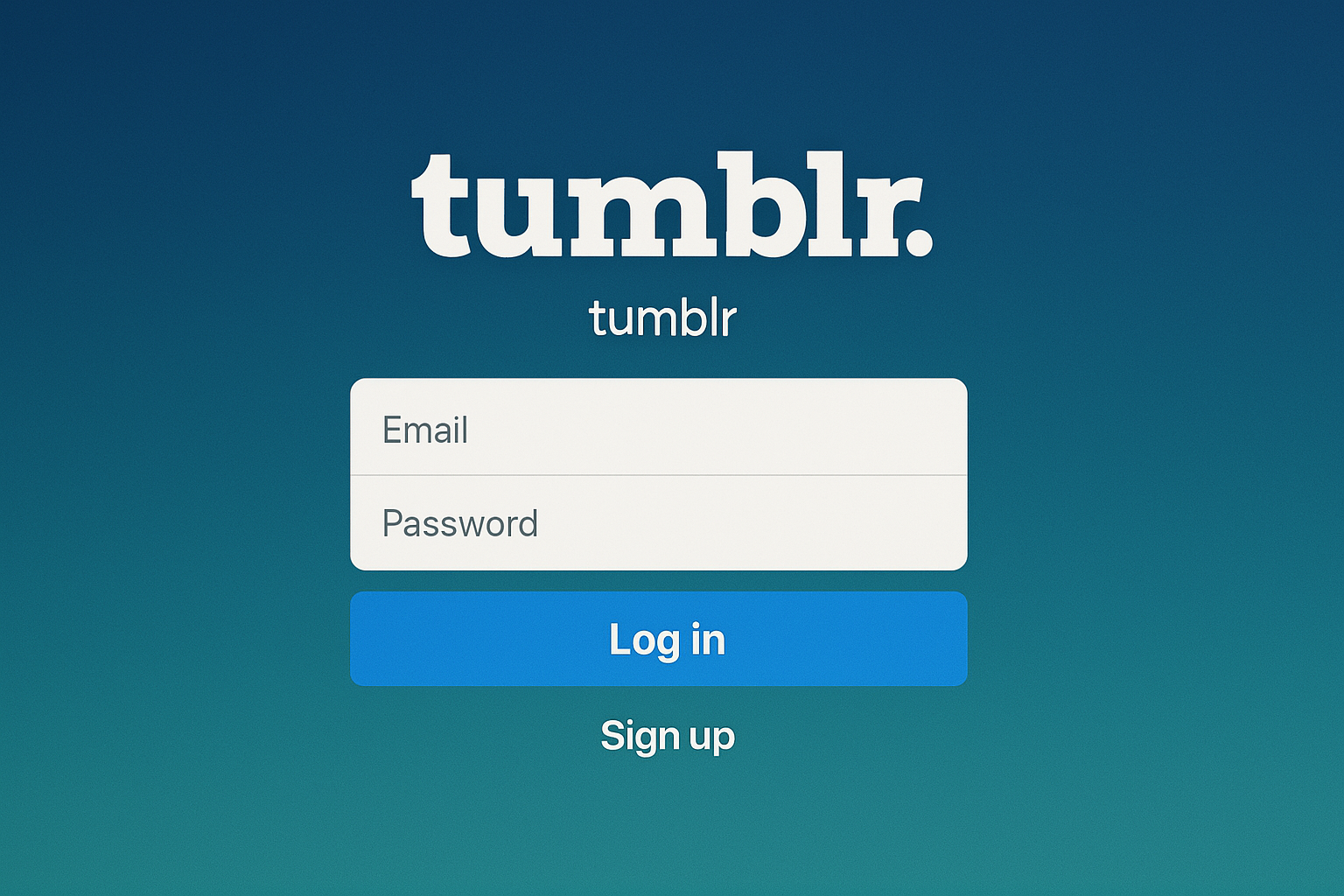 tumblr login
