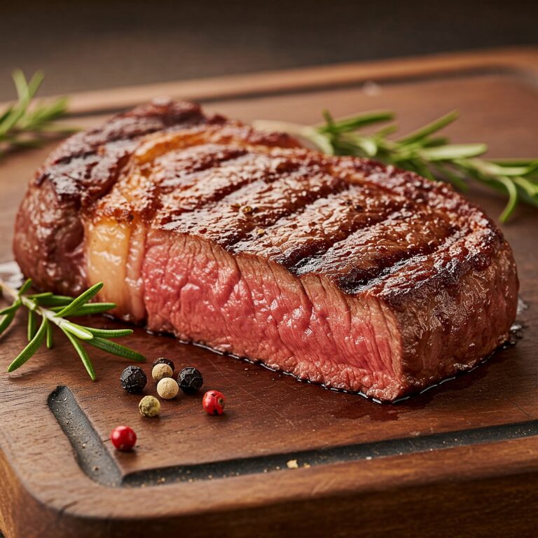 medium rare steak